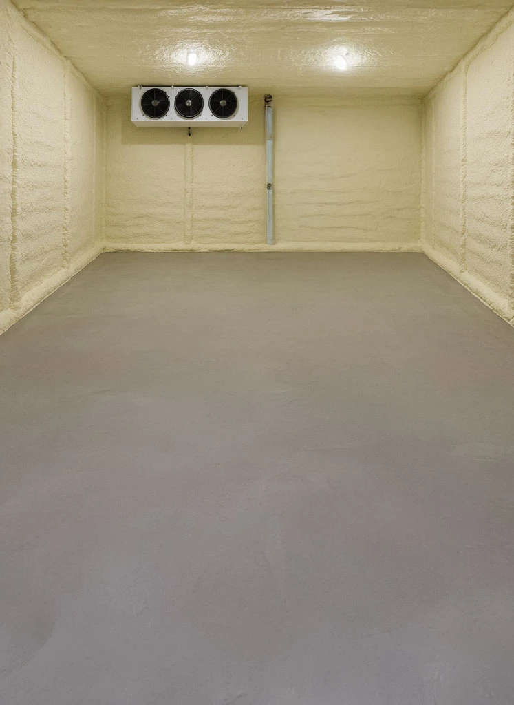 Soğuk depo polyurea membran uygulama detayı